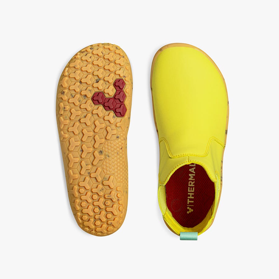 Vivobarefoot Fulham Rubber II Juniors Wandelschoenen Kinderen Geel | Nederland 0221DFMN